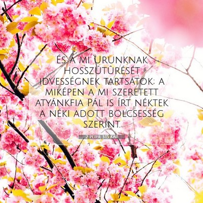 2 Péter 3:15 Bibliai vers magyarázata