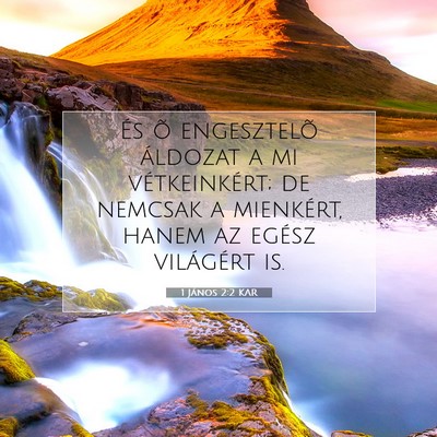 1 János 2:2 KAR Bibliai verskép