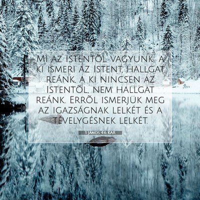 1 János 4:6 KAR Bibliai verskép