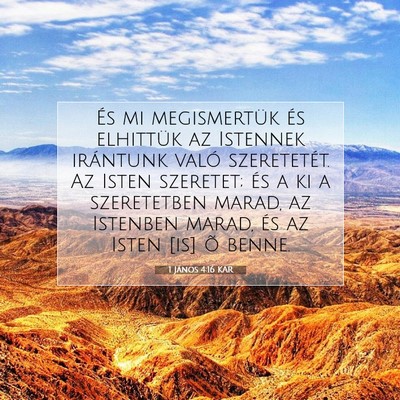 1 János 4:16 Bibliai vers magyarázata
