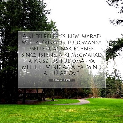 2 János 1:9 Bibliai vers magyarázata