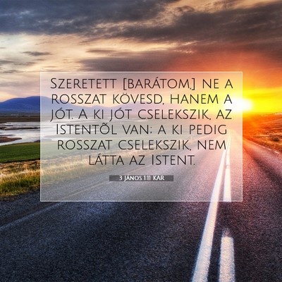 3 János 1:11 Bibliai vers magyarázata