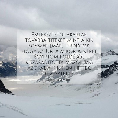 Júdás 1:5 Bibliai vers magyarázata