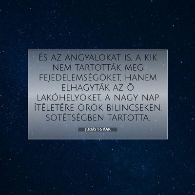 Júdás 1:6 Bibliai vers magyarázata