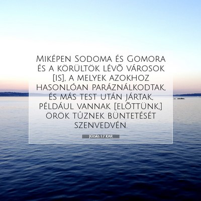 Júdás 1:7 Bibliai vers magyarázata