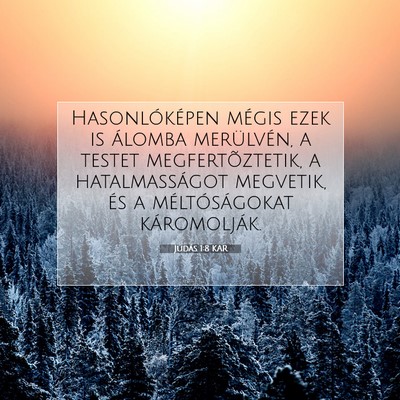 Júdás 1:8 Bibliai vers magyarázata