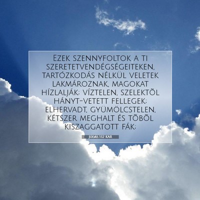 Júdás 1:12 Bibliai vers magyarázata