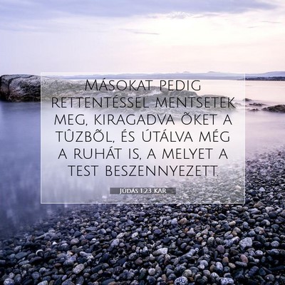 Júdás 1:23 Bibliai vers magyarázata