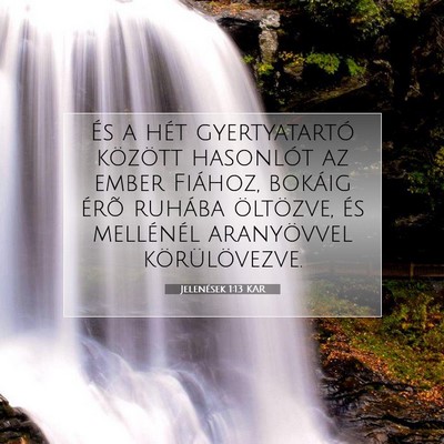 Jelenések 1:13 Bibliai vers magyarázata