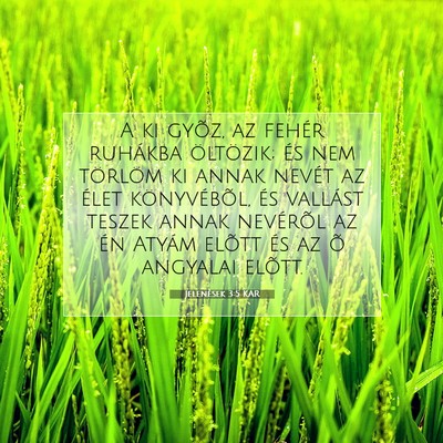 Jelenések 3:5 KAR Bibliai verskép
