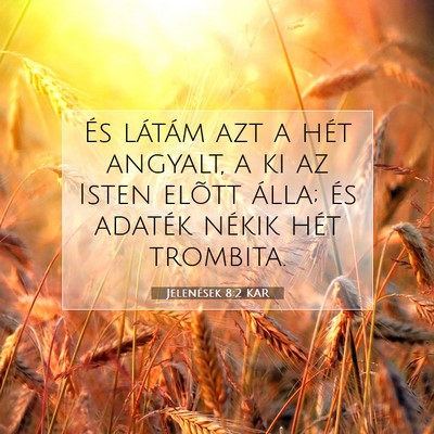 Jelenések 8:2 KAR Bibliai verskép