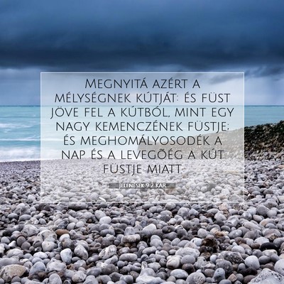Jelenések 9:2 KAR Bibliai verskép