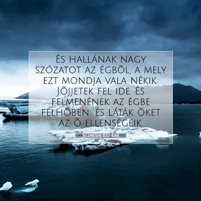 Jelenések 11:12 KAR Bibliai verskép