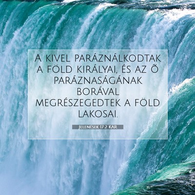 Jelenések 17:2 KAR Bibliai verskép